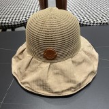稀少 モンクレール コピーおすすめ 2025新型漁師帽女春夏日よけサンバイザー大縁帽
