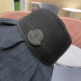 日本未入荷 モンクレール 激安通販 2025新型漁師帽女春夏日よけサンバイザー大縁帽
