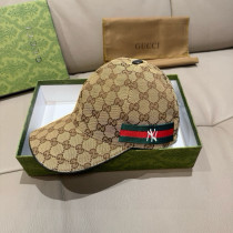 高品質  NY 偽物通販  NY&Gucci（グッチ）の最新コラボモデルオリジナル野球帽