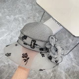 入手困難 YSLイヴサンローラン コピーおすすめ オーガンザリゾート風バケットハット