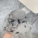 入手困難 YSLイヴサンローラン コピーおすすめ オーガンザリゾート風バケットハット