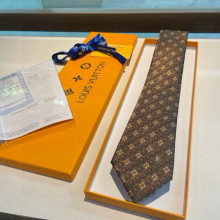 【話題商品！】 ルイヴィトン 偽物通販 精緻なロゴジャカードネクタイ