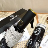 【限定】シャネル コピー Chanel リボン夏の新作全自動折りたたみ晴雨傘