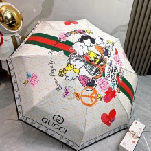 累積売上総額第１位！ グッチ コピー Gucci 三つ折り日焼け止め傘