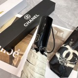 超話題! シャネル 激安偽物 Chanel リボン夏の新作全自動折りたたみ晴雨傘