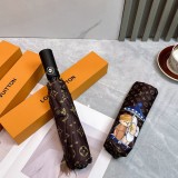 追跡付 ルイヴィトン 激安偽物 Louis Vuitton 三つ折り日焼け止め傘