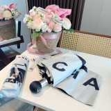 新作 シャネル 偽物通販  Chanel 三つ折り自動折りたたみ式晴雨傘