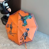 使い勝手良し エルメス n級品 Hermes の折り畳み式晴雨傘