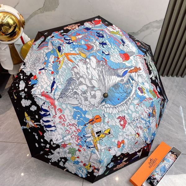 【話題商品！】エルメス 激安通販 Hermes の折り畳み式晴雨傘
