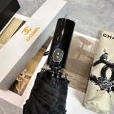 高品質 シャネル 激安偽物 Chanel リボン夏の新作全自動折りたたみ晴雨傘