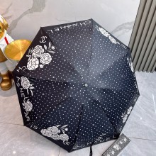 超奇跡の入荷☆シャネル 激安通販 Chanel 三つ折り自動折りたたみ式晴雨傘