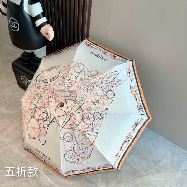 一目惚れ♪ エルメス コピーおすすめ Hermes の折り畳み式晴雨傘
