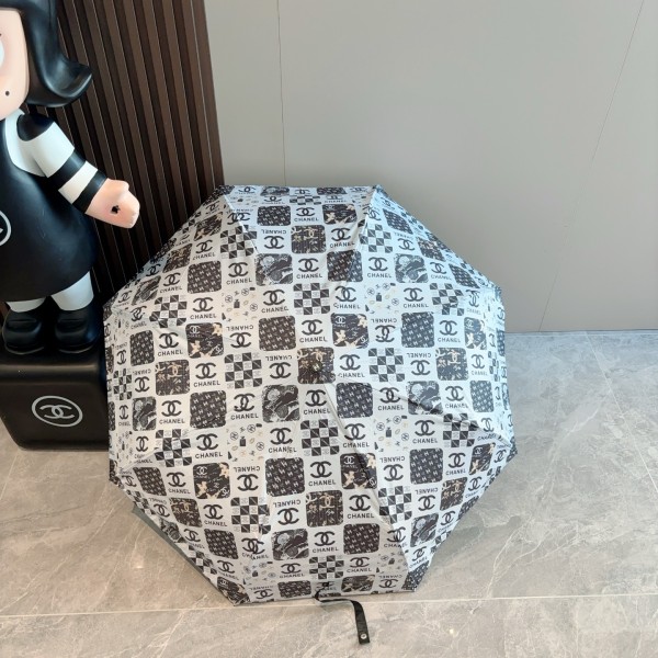 累積売上総額第１位！シャネル コピー Chanel 三つ折り自動折りたたみ式晴雨傘