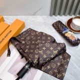 追跡付 ルイヴィトン 激安偽物 Louis Vuitton 三つ折り日焼け止め傘