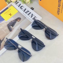 累積売上総額第１位！ルイヴィトン スーパーコピー ステンレスダブルビームねじなし男性偏光サングラス3色