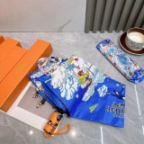 追跡付 エルメス コピー Hermes の折り畳み式晴雨傘