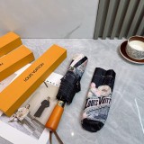 大人気 ルイヴィトン 偽物通販 Louis Vuitton 三つ折り日焼け止め傘