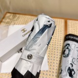 稀少 シャネル 激安通販 Chanel リボン夏の新作全自動折りたたみ晴雨傘