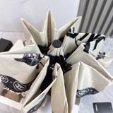 高品質 シャネル 激安偽物 Chanel リボン夏の新作全自動折りたたみ晴雨傘