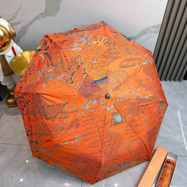 新作 エルメス スーパーコピー Hermes の折り畳み式晴雨傘