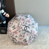 使い勝手良し シャネル 激安通販 Chanel 三つ折り自動折りたたみ式晴雨傘