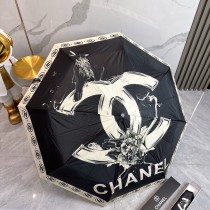 超話題! シャネル 激安偽物 Chanel リボン夏の新作全自動折りたたみ晴雨傘