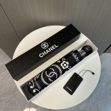 大人気 シャネル 偽物通販  Chanel リボン夏の新作全自動折りたたみ晴雨傘