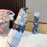 入手困難 シャネル 激安偽物 Chanel バラの花の柄の三つ折り自動折りたたみ晴雨傘