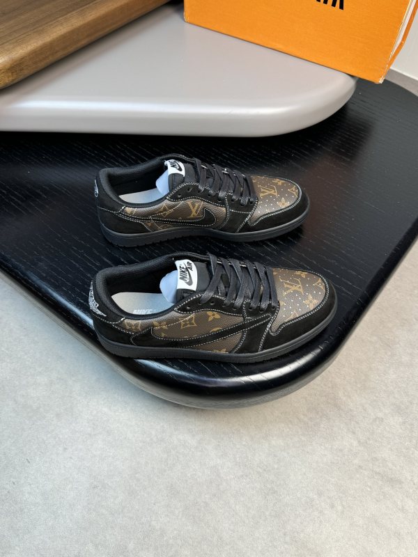 高品質 ルイヴィトン n級品 L.v*X nike連名ローカットカジュアルスニーカー