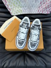 新作 ルイヴィトン コピーおすすめ L.v x off-white x Nikeの3者が名フラッシュドリル版カジュアルスニーカー