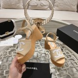 ★超人気 シャネル 激安通販 定番のウェッジソールサンダル
