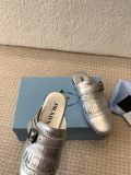 使い勝手良し プラダ n級品 のショーモデルレトロなフリンジ半スリッパの単靴