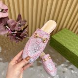【話題商品！】グッチ コピー マルチファセットクリスタルドリル楽福靴/セミトレーラ