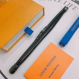 大人気 ルイヴィトン 偽物通販 LV牛革手縄ブレスレット