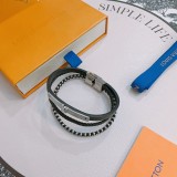 高品質 ルイヴィトン 激安偽物 LV牛革手縄ブレスレット