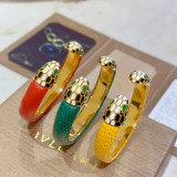超話題! ブルガリ コピー のブレスレットSerpenti Viperシリーズの蛇の頭ブレスレット