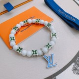 追跡付 ルイヴィトン 偽物通販  LV 多元素瑪瑙泰銀風ブレスレット