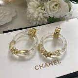【限定】シャネル コピー の透明水晶真珠茶花星文字組み合わせイヤリング