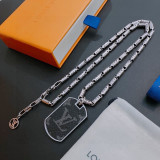 稀少 ルイヴィトン n級品 LV ネックレス