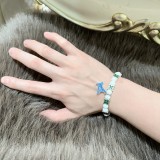 追跡付 ルイヴィトン 偽物通販  LV 多元素瑪瑙泰銀風ブレスレット