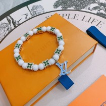 追跡付 ルイヴィトン 偽物通販  LV 多元素瑪瑙泰銀風ブレスレット