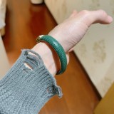 高品質 ブルガリ スーパーコピー のブレスレットSerpenti Viperシリーズの蛇の頭ブレスレット