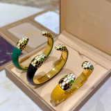 超話題! ブルガリ コピー のブレスレットSerpenti Viperシリーズの蛇の頭ブレスレット