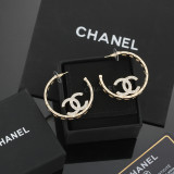 ★超人気 シャネル 偽物通販 Chanelのライトゴールドのフープピアス