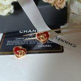 日本未入荷 シャネル コピーおすすめ Chanelの菱格ハートの赤いドリルのイヤリング
