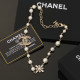 【限定】シャネル 激安偽物 ChanelのダブルCパールネックレス