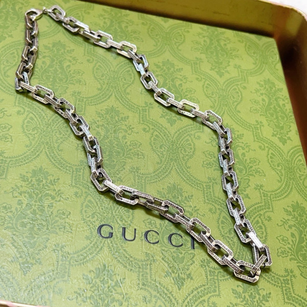 【限定】グッチ スーパーコピー のダブルGグッチネックレス