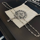 追跡付 クロムハーツ コピー 十字架ネックレス