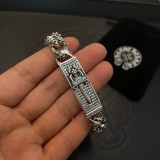 一目惚れ♪ クロムハーツ スーパーコピー  古典復古十字花満ドリル宝剣ブレスレット