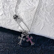 稀少 クロムハーツ 激安通販 クロスピンネックレス